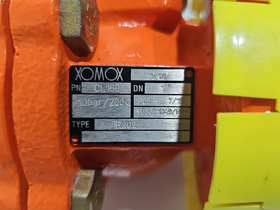 XOMOX CL150 R202 Válvula de bola 125 PSI 1" CAJA ABIERTA Foto 2 de 4