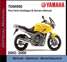 Yamaha TDM900 TDM 900 Service Repair Workshop Manual 2002 - 2006 on USB