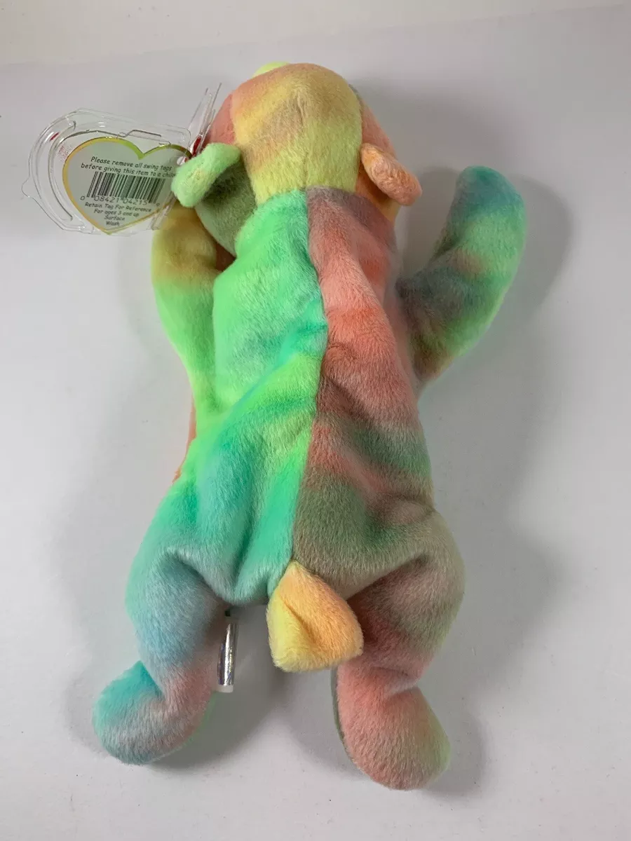 Rainbow beanie baby value sales