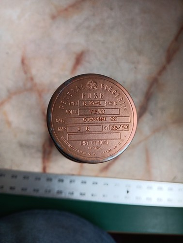AMPLIFICATORE GENERAL ELECTRIC 6193481G2 FUSIBILE TIPO EJ0-1 TAGLIA C 1E - NUOVO (VECCHIO MAGAZZINO) - Foto 8 di 8