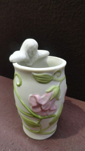 Vintage SEXY LADY 1970's Floral Vase By Vandor VERY NICE with tags - Picture 4 of 10