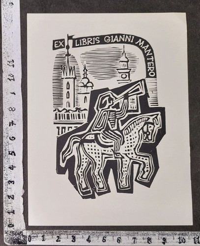 WUNDERKAMMER PL EXLIBRIS 85 - " POLONIA MANTERO " - * STEFANIE DRETLER-FLIN * -X - 第 1/1 張圖片