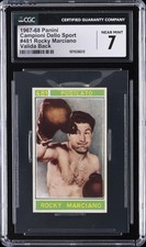 481 PANINI CAMPIONI DELLO SPORT VALIDA BACK #481 ROCKY MARCIANO CGC 7