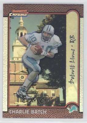 1999 Bowman Chrome Interstate Refractor 77/100 Charlie Batch #17 1f1