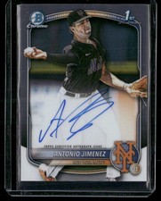 2025 Bowman Draft #CPA-AJ Antonio Jimenez Chrome Prospect Auto