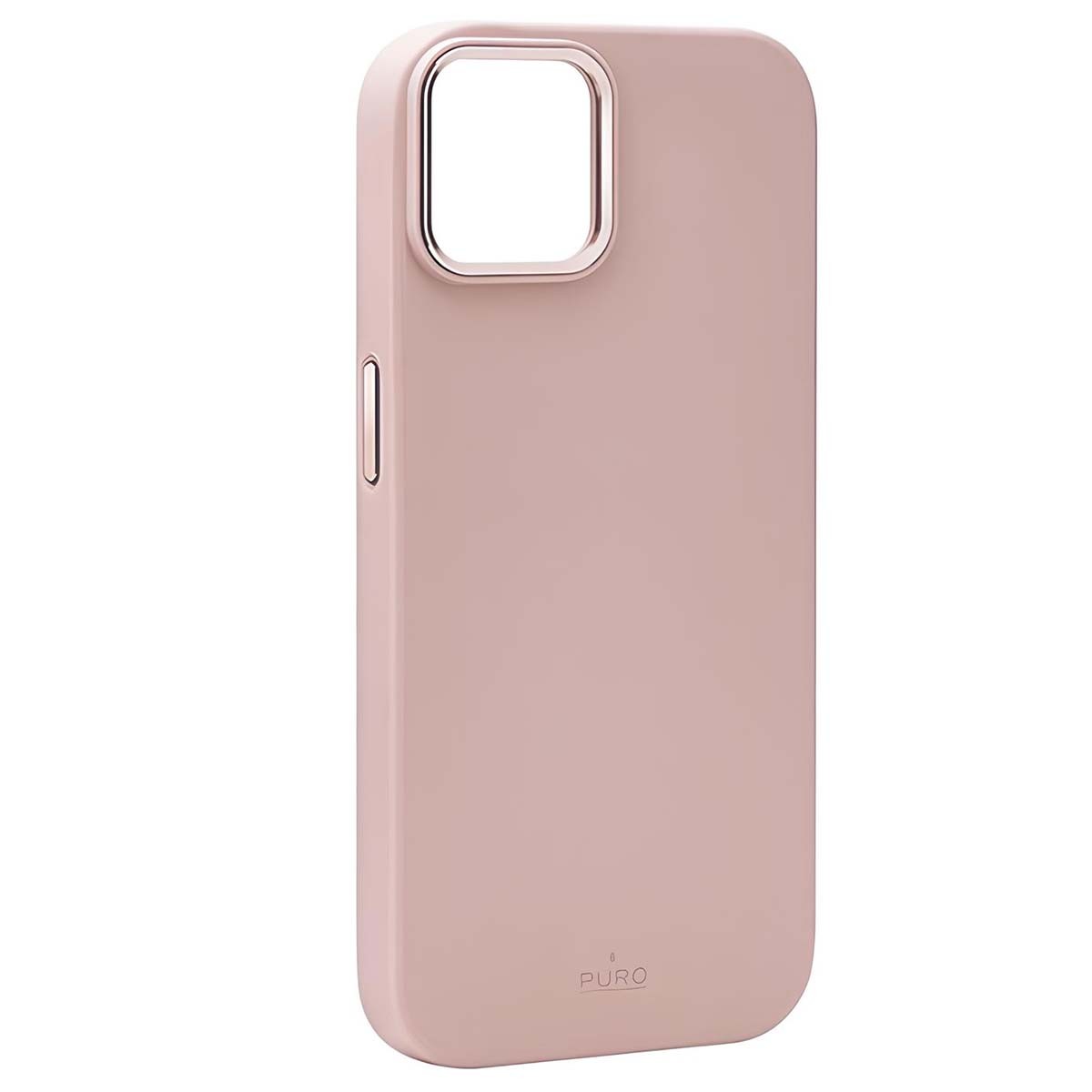 Coque iPhone 15 Plus Puro Rose MagSafe pour protéger et charger sans enlever l'étui