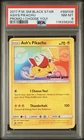 2017 POKEMON SM BLACK STAR PROMO I CHOOSE YOU! #SM108 ASH'S PIKACHU PSA 8