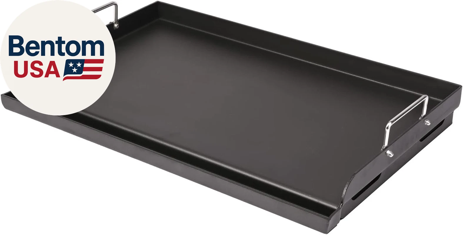 25" X 16" Pre-Seasoned Nonstick Cast Iron Griddle for Gas & Charcoal Grills – Un