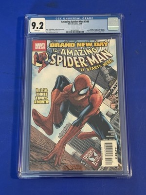 AMAZING SPIDER-MAN 546 CGC 9.2 BRAND NEW DAY 1st Appearance Jackpot Mr. Negative