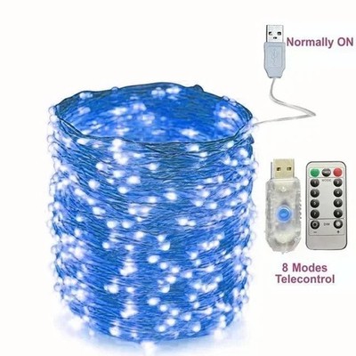 USB Stecker 50/100/200 LED DIY Micro Kupferdraht Lichterkette Party Lichterkette