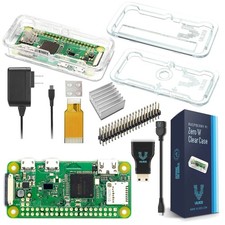 Pi Zero W Basic Setup with Clear Case & Power...