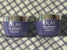 Olay Pro Advanced Retinol Complex Night Moisturizer Fragrance Free 1.7 Oz x 2