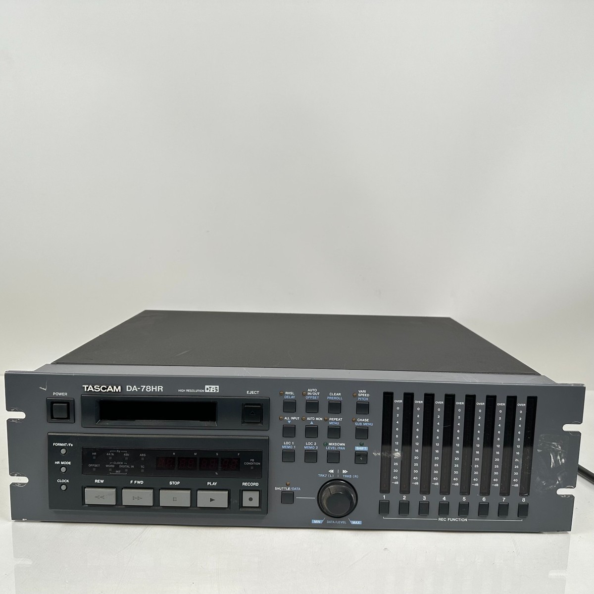 TASCAM DA-78HR デジタルマルチトラックレコーダー MTR カセット TASCAM DA-78HR Modular 8 Track 24 Bit DTRS Cassette Digital