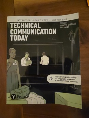 Technical Communication  Richard Johnson-Sheehan 6th Edition Instructor Copy