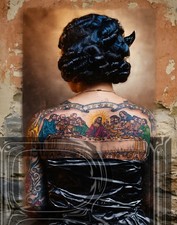 Vintage, Tattoo Art photography 11 x 14" Photo Print