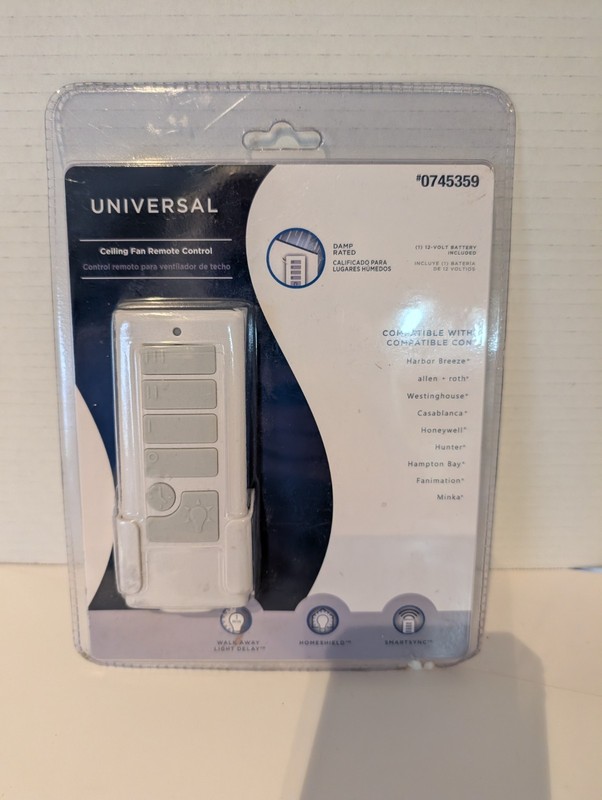 Universal Ceiling Fan Remote Control New In Package Harbor Breeze