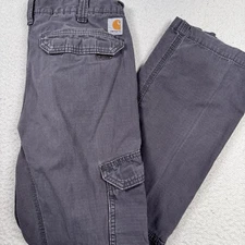 Carhartt Pants Men’s 32x32 (32x31) Gray Force Relaxed Fit Cargo RipStop Workwear