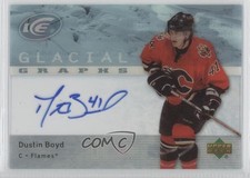 2007-08 Upper Deck Ice Glacial Graphs Dustin Boyd #GG-BO Auto g3b