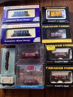 Dapol Graham Farish PECO N Gauge 1:148 Mixed Lot Wagons Set of 10 lot1