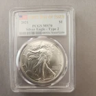 2021  Type 2 Silver Eagle PCGS MS70 First Strike