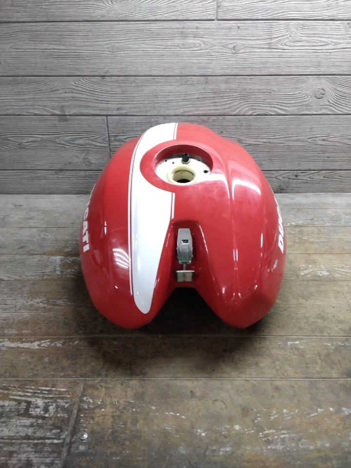 Ducati Monster S2R 800 2007 07 05-08 gasolina combustible tanque gasolina rojo|blanco OEM Italia Foto 2 de 4