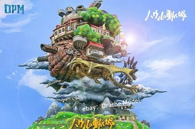 OPM-Studio Hayao Miyazaki Anime Howl's Moving Castle (Flying Version) modell