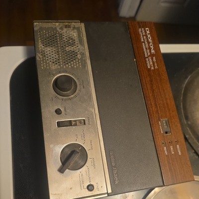 Vintage Radio Shack Duofone TAD-111A Dual Cassette Phone Answering System