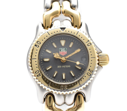 【Exc+5】 TAG HEUER Professional 200M S95.208M Stainless Steel Women's Wristwatch
