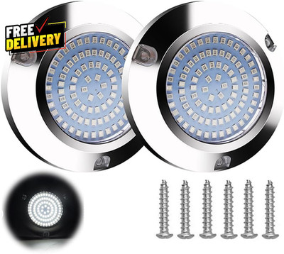 2PCS 3.7'' Marine Boat LED Lights 45W 90LED IP68 316 SS 10-30V