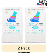  2 pack PrettyLitter, Health Monitoring Cat Litter - 8lb