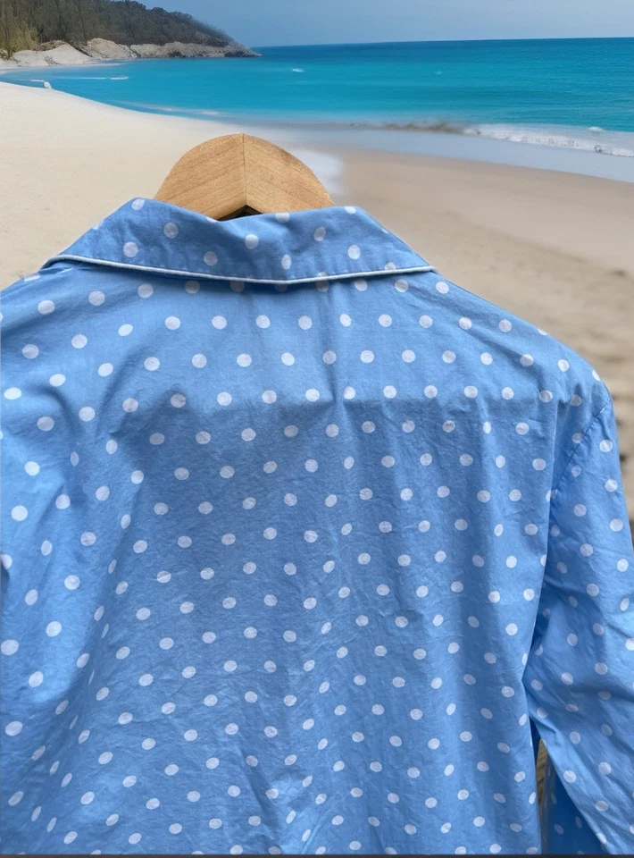 Disney Tailandia Solo Minnie Camisa para Dormir Bordada Bolsillo Genial Planeta Dama XL Foto 2 de 4