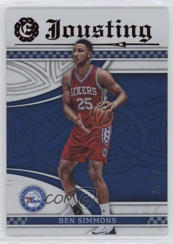2016-17 Panini Excalibur Jousting Right Red /99 Ben Simmons #18 Rookie RC