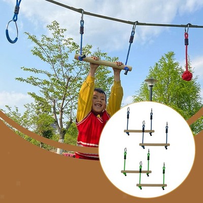 2Pcs Monkey Bar Versatile Equipments for Treehouses Garden Indoor Outdoor