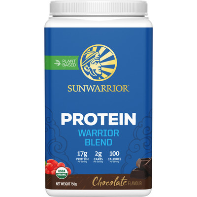 Sunwarrior Protein Powder Warrior Blend Chocolate 750g