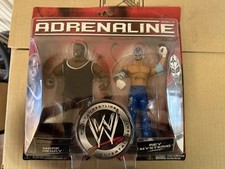 WWE Adrenaline 19 Mark Henry Rey Mysterio Jakks Pacific Wrestling Figure Wwf