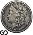 1889-CC Morgan Silver Dollar Coin *Key Date Carson City Issue* VF++