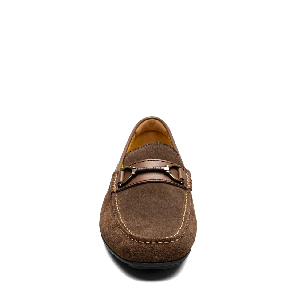Para hombres Florsheim, Motor Moc Puntera Bit Driver 13410-245 Marrón Gamuza Gamuza Foto 3 de 4