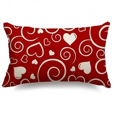 Valentines Day Pillow Covers 12x20 Birthday Gifts Love 20" x 12" Pack of 1 4