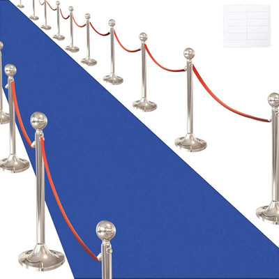 Royal Blue Carpet Runner for Party,140Gsm 2.62Ftx15Ft Carpet Party Decorations, 