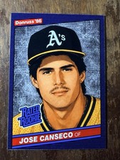 Jose Canseco Aceo Art Card Oakland A’s Rated Rookie Anime Style. rookie card picture