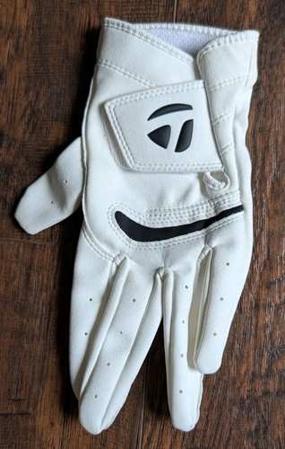 TaylorMade Stratus 2021 Golf Glove Junior Youth Left Hand Size Medium, White 