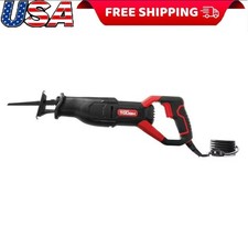 6.5Amp Corded Reciprocating Saw Variable Speed Adjustable Pivoting Shoe NEW