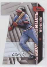 2021 Topps Topps Platinum Players Die-Cuts Rod Carew #PDC-33 HOF 0vl3
