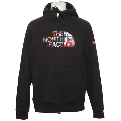 The North Face, Kapuzenpullover, Größe: L, Grau/Mehrfarbig, Baumwolle #TjM