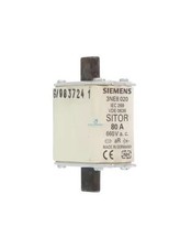 Siemens 3NE80201 Fuse Gr 00 Sitor AR 80A 690V