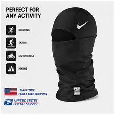 Nike Pro Therma-Fit Hyperwarm Hood Ski Mask Black - SAME DAY SHIPS FREE  