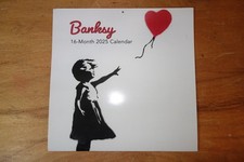 BANKSY 2025 CALENDAR USED (OUT OF DATE) - GOOD CONDITION - NICE IMAGES PRINTS