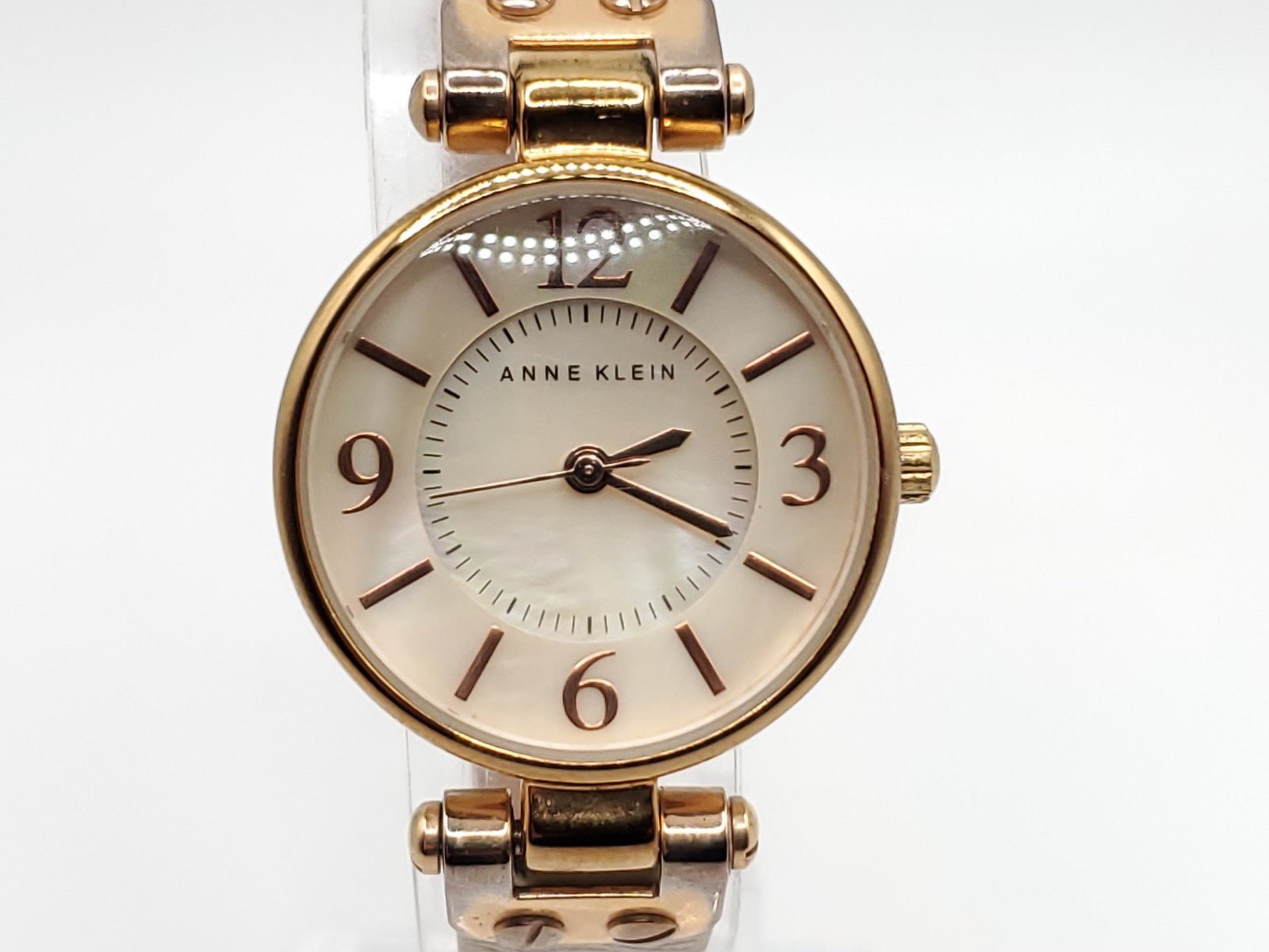 Anne Klein Women Watch New Battery Rose Gold Tone MOP Dial  display picture 1