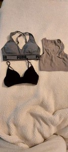 Free People - Intimately-Garage And Puma Sports Bra Lot Sz Xs, S And M
