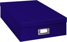 Pioneer Jumbo Scrapbook Storage Box, Bright Blue, 14.75 Inch X 13 Inch X 3.75 In